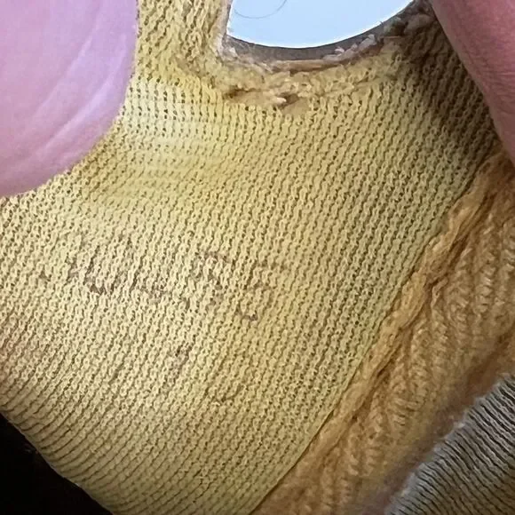 Vintage Dingo uni-sex tan w/ detail stitching 11.5 D kids cowboy boots - Picture 7 of 16